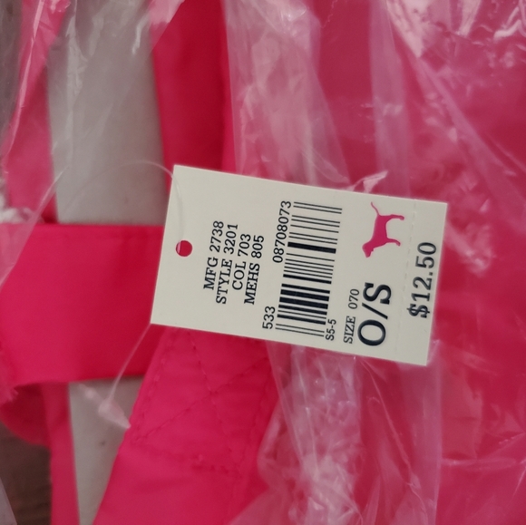 Vintage PINK tote bag New in Bag!! - Picture 4 of 4